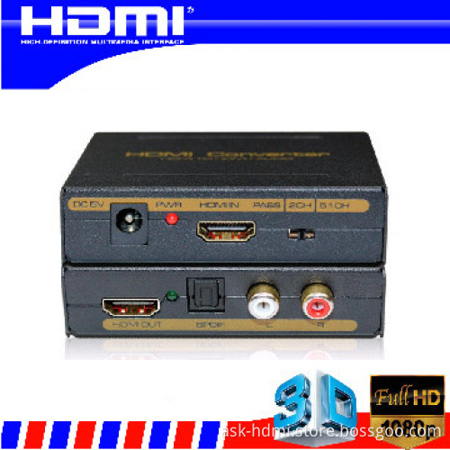 HDMI audio extractor HDMI to HDMI +Audio ( SPDIF+ L/R) Audio Extractor